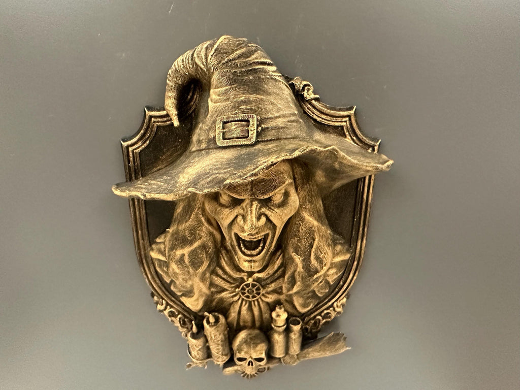 Witch Wall Bust Sculpture