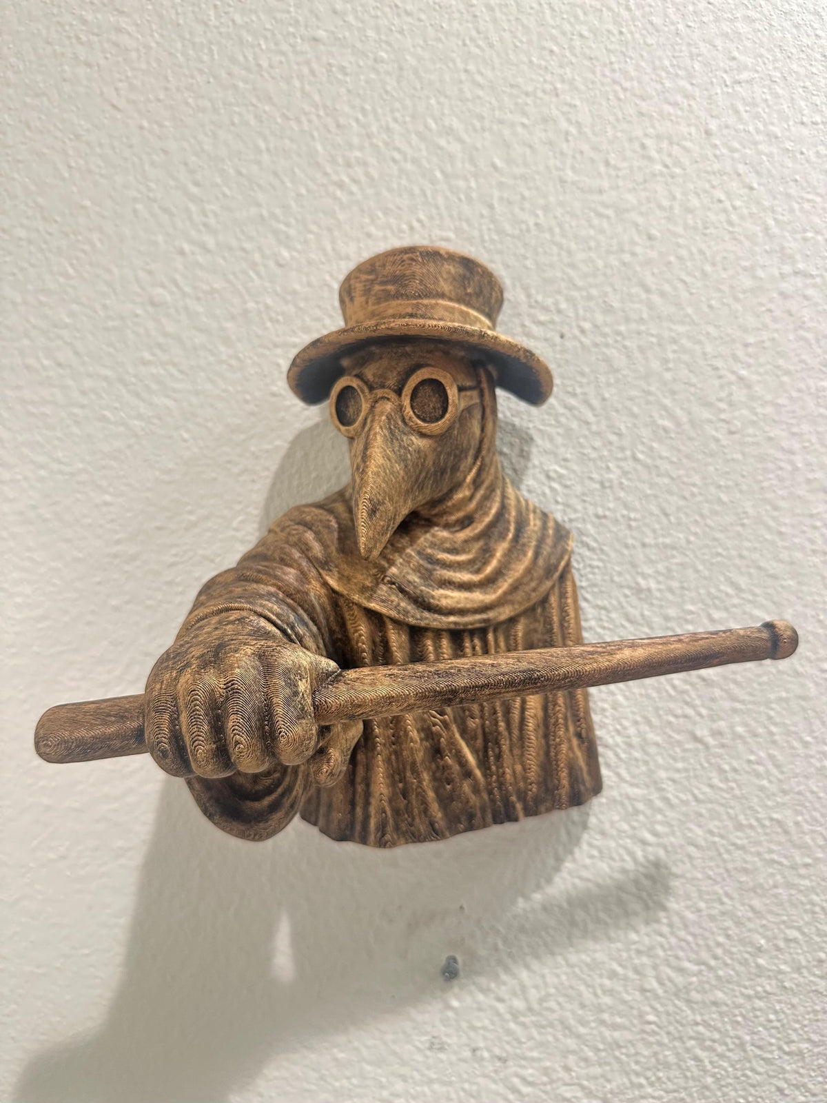Plague Doctor Towel Holder — 9x9x4