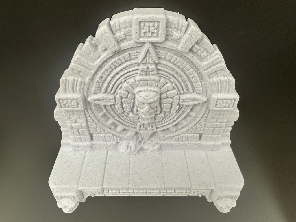 Ancient Aztec Temple Wall Shelf – Mayan Calendar Decor – Aztec Wall Art – Unique Display Shelf