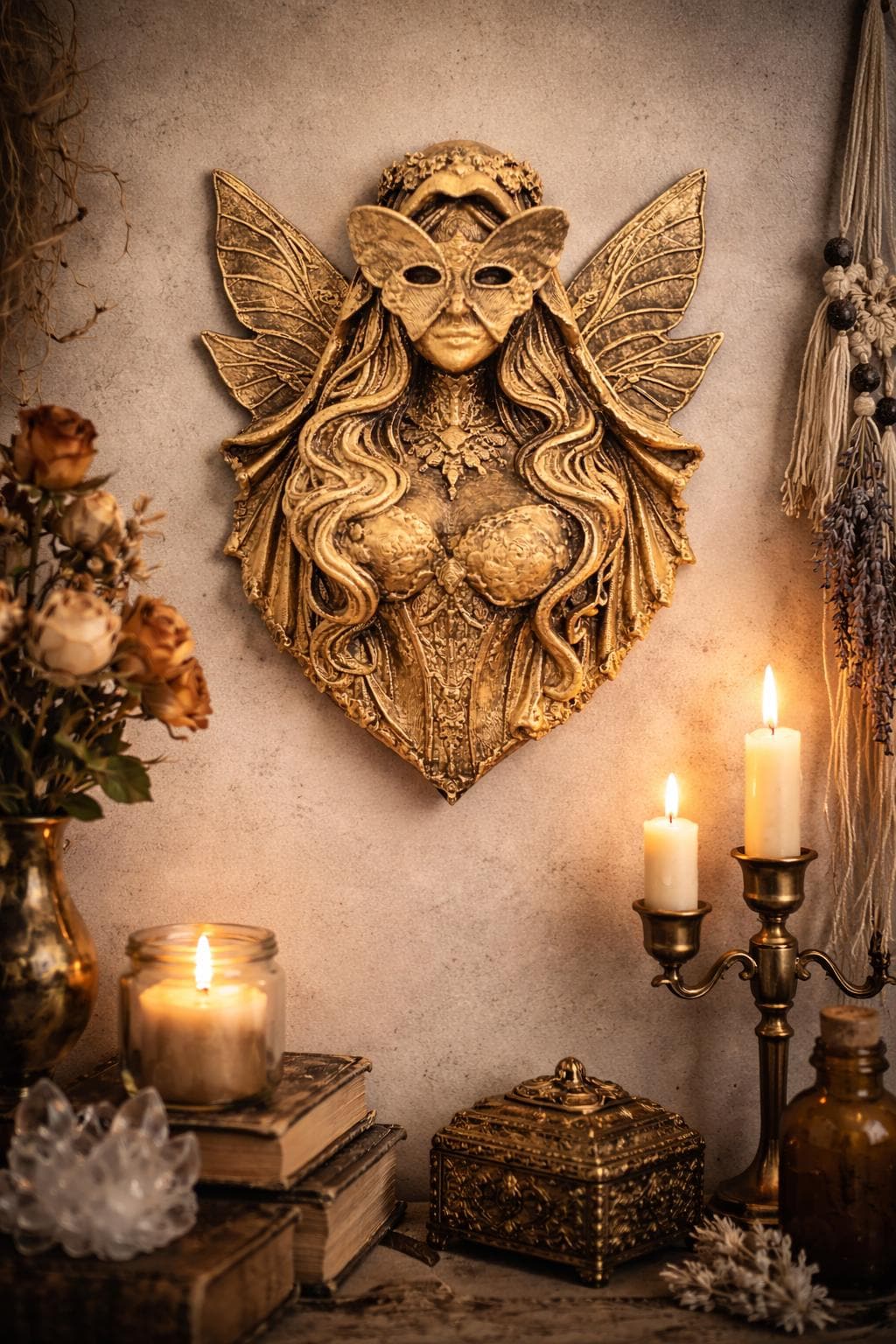 Fairy Queen Wall Sculpture