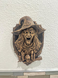 Gothic Witch Wall Plaque Horror Decor