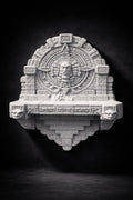 Ancient Aztec Temple Wall Shelf – Mayan Calendar Decor – Aztec Wall Art – Unique Display Shelf