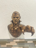 Gothic Vampire Wall Sculpture with Reaching Hand