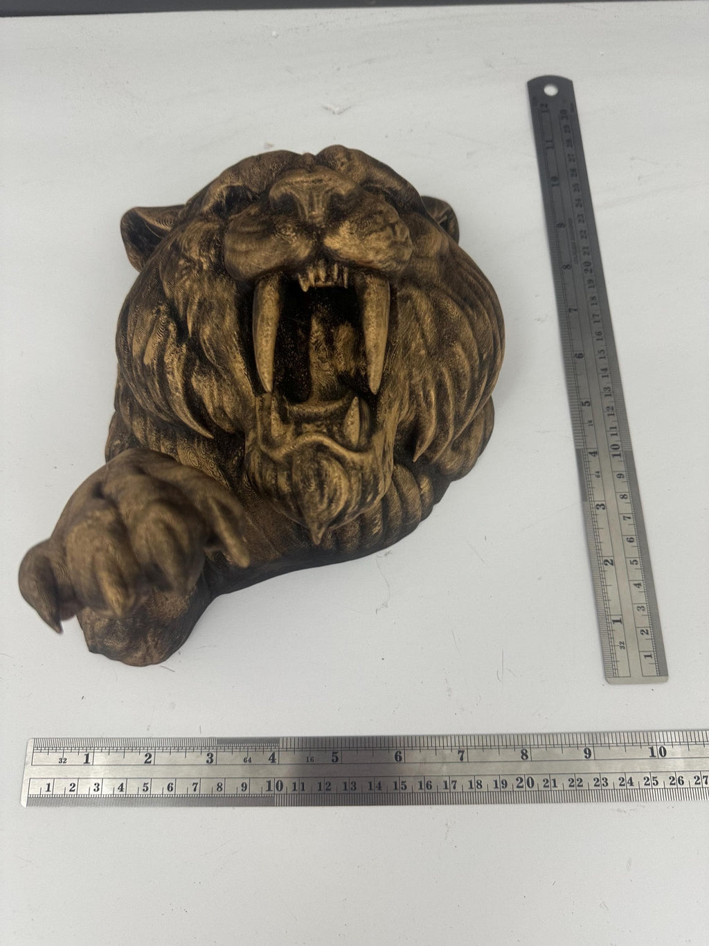 Sabertooth Tiger Wall Sculpture