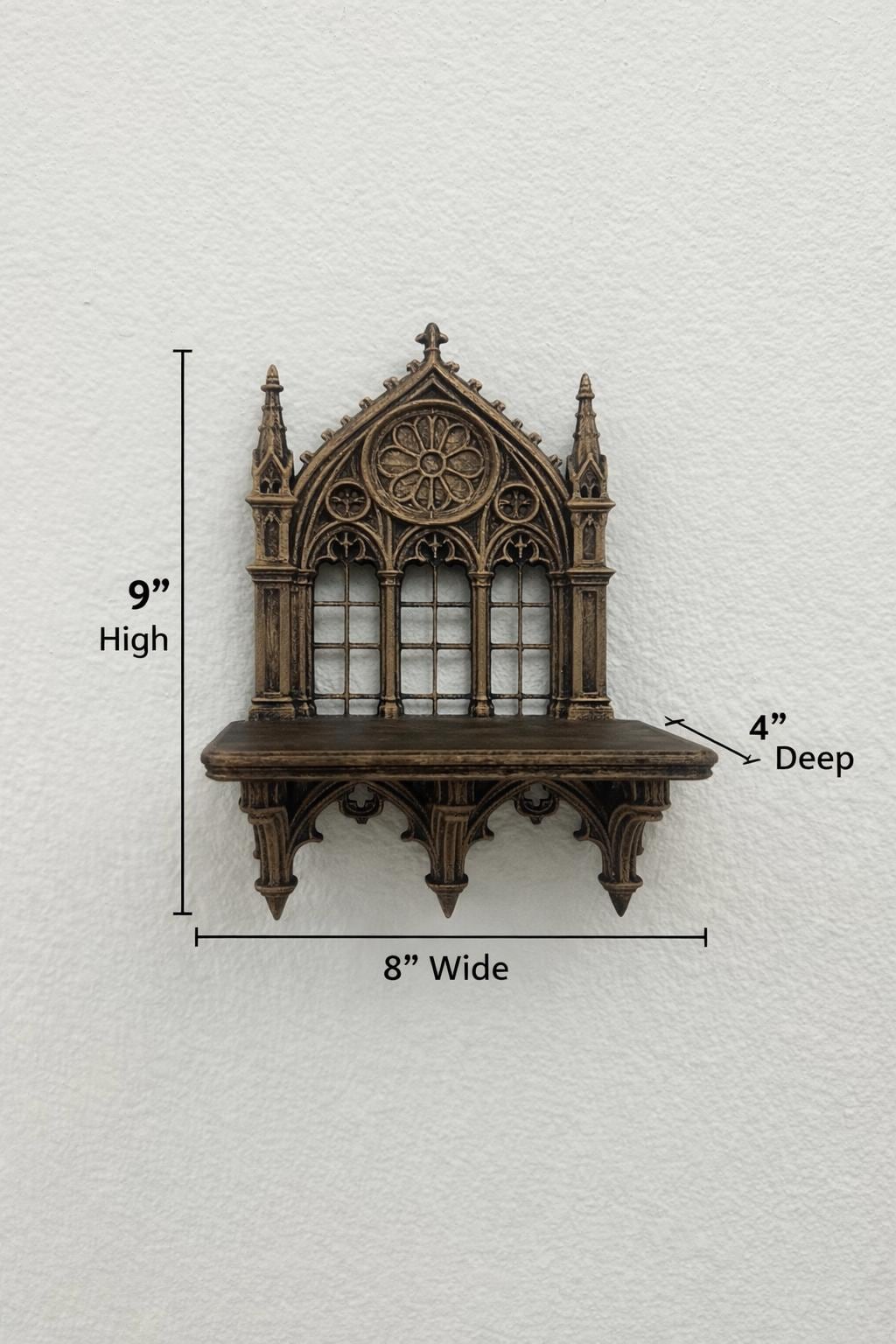 Gothic Cathedral Wall Shelf